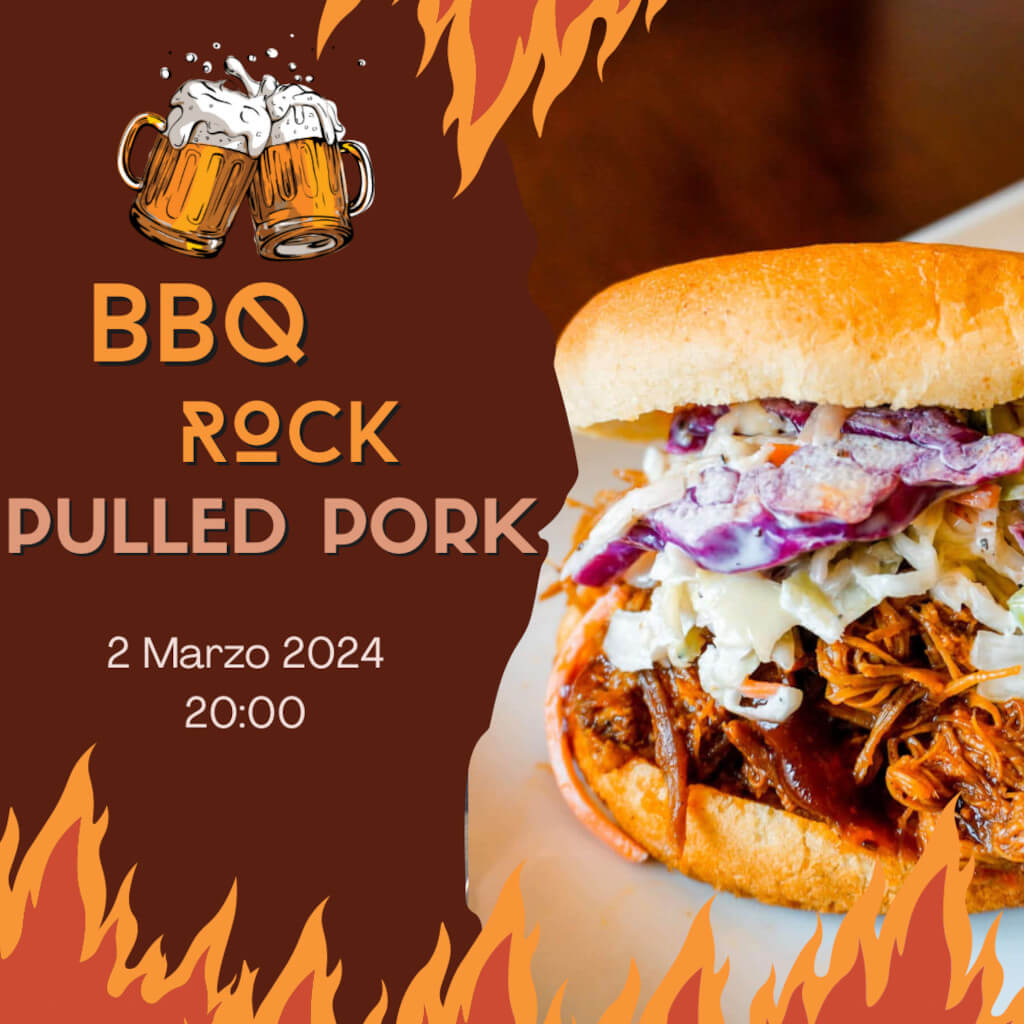 Locandina Pulled Pork 2 marzo 2024